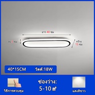 Black circular 40-120CM ultra-thin 3CM long strip LED ceiling light eye protection light adjustment 