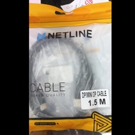 NETLINE Mini Display Port to Display Port Cable (Mini DP to DP)