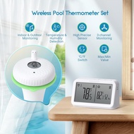 INKBIRD IBS-P02R Floating Wireless Thermometer Set with Indoor Temperature Humidity Monitor, IPX7 Wa