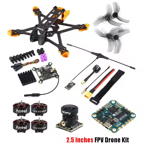 Angel25 2.5 Inches Freestyle RC Racing Drone Kit Build BNF PNP F411 Flight Controller Mini Remote co