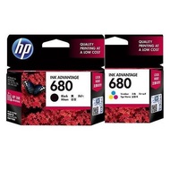HP 680 Black Ink/680 Tri-Color Center