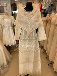 FILIPINIANA LONG SLEEVES W/ ALAMPAY mother of the bride principal sponsor ninang formal dress