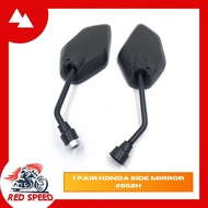 MOTORCYCLE MIRRORS 1 PAIR HONDA 052H [RED SPEED]