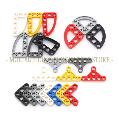 Technology Parts 32056 32249 32250 99773 Triangle Bent Thin L-Shape Quarter Ellipse Short Supports B