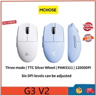 MCHOSE G3 V2 Three mode ergonomic lightweight design E-sports office game wireless mouse