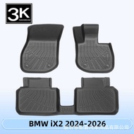Suitable for BMW iX2 2024-2026 Right Rudder 3D All-Weather Material TPE Foot Mat Trunk Mat