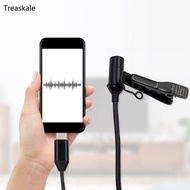 TREA Professional Lavalier Lapel Microphone for Action 3 4 Action Cameras 20Hz-16KHz Frequency Respo