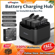 【NEW】aMagisn Insta360 Ace/Ace Pro/Ace Pro 2 battery charger + original battery 1650 mAh action camer