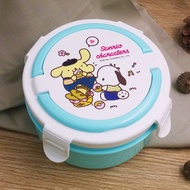 Hello Kitty不鏽鋼隔熱餐盒-明星總動員(藍色款)  台灣製