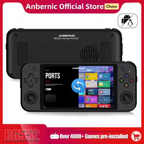 ANBERNIC RG552 Handheld Android System Game Console High Speed EMMC 5.1 16G Linux System Built-in 64