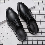 Men Formal Shoes Black Lace Up Oxford Shoes Business Dress Shoes Top Quality Italian Derby Shoes Casual Driving Shoes Plus Size EU38-48 LANTI KAST