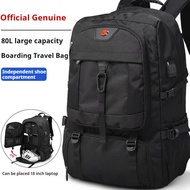 50-80L Travel Backpack Waterproof Outdoor Hiking Bag with shoe compartment 17 inch Laptop Backpack C