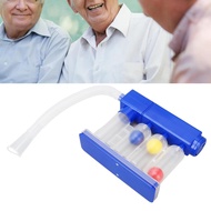 Deep Breathing Lung Exerciser 3 Color Coded Balls 600cc To 1200cc Clear Breath Measurement System