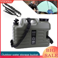 18.5L Water Container No Leakage Portable Camping Water Jug  Water Storage Tank with Spigot for Camp