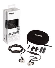 Shure SE215M PLUS SPE A Dynamic MicroDriver Earphones WITH Mic with Detachable Cable WHITE (215 SE215M+)