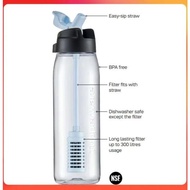 9'4227' Tupperware Pure & Go™ Water Filter Bottle (1) 750ml/ Water Bottle with Straw