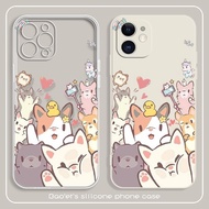 Cute Cat HTC U24Pro U23Pro U20 Desire 20+21 22Pro Shock-resistant Phone Case Protective Case