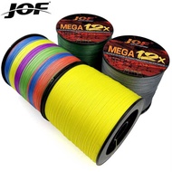 12 Multicolor X12 Braided Line 300M 500M 12 Strands Multifilament Braided Lines Lake PE Line Fishing