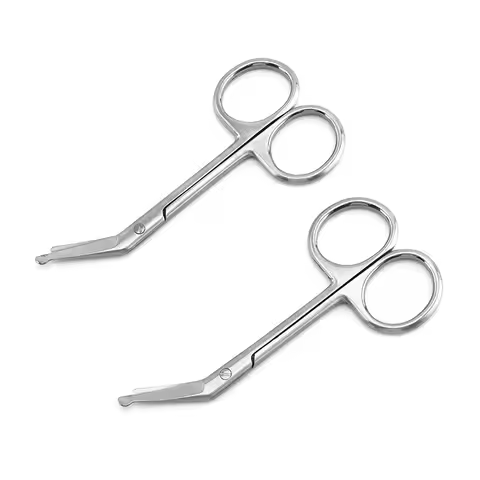 11CM Stainless Steel Gauze Bandage Scissors Dressing Surgical Scissors Household Plaster Scissors Nu