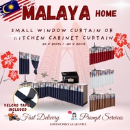 MALAYAHOME KCC30-KCC38 NEW SERIES Kitchen Curtain / Cabinet Curtain / Langsir Cabinet Dapur