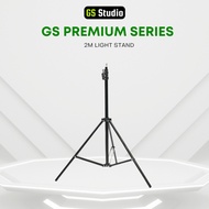GS 2M Adjustable Light Stand for Photography, Video & Studio Lighting