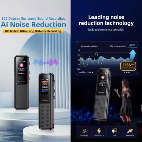 K9FC ZD39 Efficient Voice Recorder 360°Surround Sound Noise Reduces Enhances Sound And Quick Save Fu