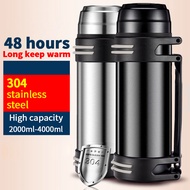 【2/3/4L】304 Stainless Steel Thermos / Thermos Flask / Hot Water Bottle