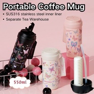 Sejuk Tumbler Thermos Tumbler Flask Kawaii Coffee Tumbler Cute Straw Tumbler Butterfly Tumbler With