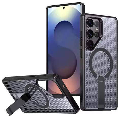 Case For Samsung Galaxy S25 S24 S23 S22 Ultra Plus S25Edge S24FE M56 F56 Heat Dissipation Hide Brack