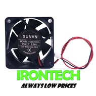 6010 6015 6020 6025 6cm 2pin 2 pin DC 5V 12V 24V 6cm Fan Oily Bronze Sleeve Bearing Silent Brushless