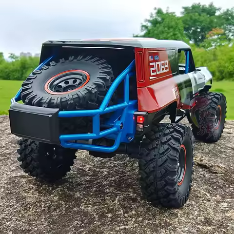 1/18 Full Scale Mjx H18p 4wd Brushless Rc Car Toys 6km/H Remote Control H18p Off-Road Climbing Vehic