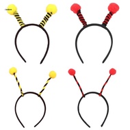 ✿ Bee Headbands Bee Antenna Headband Bee Costume Accessories Insect Ant Ladybug Hair Bands Kids Adult Halloween Cosplay
