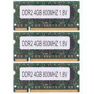 3X DDR2 4GB 800Mhz Laptop Ram PC2 6400 2RX8 200 Pins SODIMM for AMD Laptop Memory
