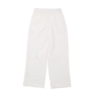 Max Fashions Celana Panjang Wanita Wide Leg Pants Cream Light