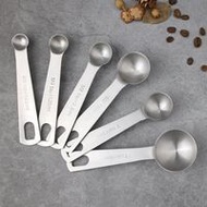 304 Stainless Steel Measuring Spoon Set Coffee Spoon Seasoning Spoon Kitchen Scale Commercial Cateri