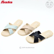BATA รองเท้าแตะแบบสวม ผู้หญิง รุ่น 561-x012 (สีดำ ฟ้า ครีม) ไซส์ 3-7 (36-40)