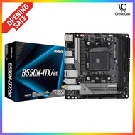 ASRock B550M-ITX/ac Mini-ITX Motherboard Compatible with AMD Ryzen 5000 Series (Socket AM4) 【Direct 