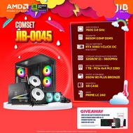 COMPUTER SET JIB-0045 คอมประกอบ RYZEN5 7600X / RTX5060 8GB / B650M / 32GB DDR5