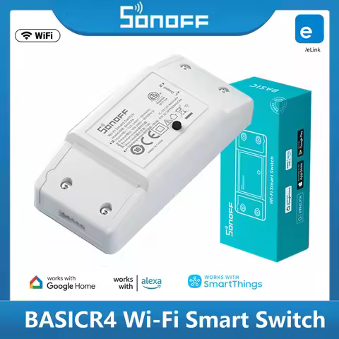SONOFF BASICR4 WiFi Smart Switch ESP32 Magic Switch Mode Reliable Safe eWeLink Remote Control S-MATE
