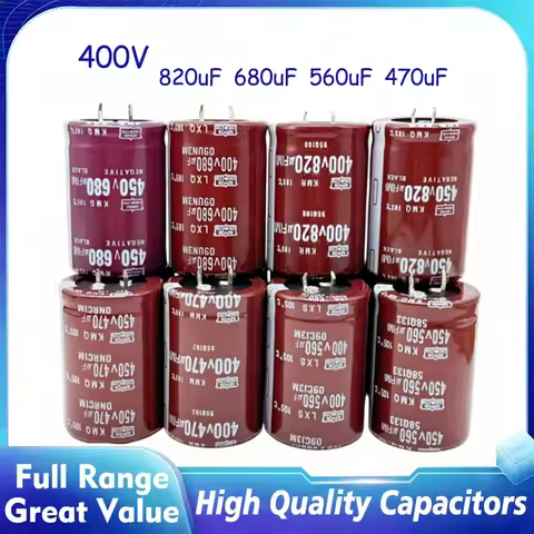 1pcs New Original 400V 560UF welding machine electrolytic capacitor 470UF 560UF 680UF inverter capac