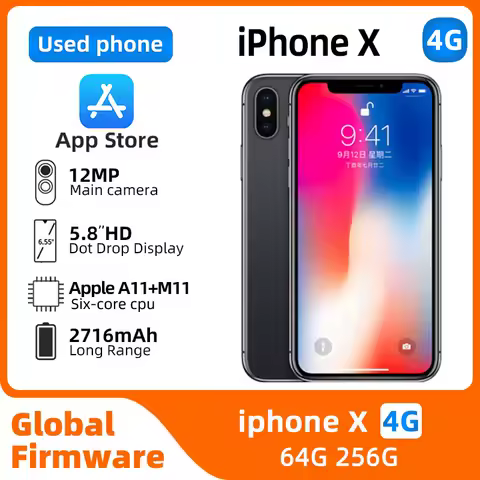 Apple iphone X 4G IOS Smartphone 64GB/256GB ROM used phone