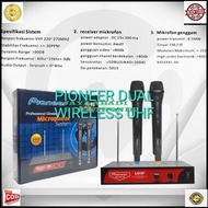 G669 Pioneer Pioner Pionner Mic Wireless Digital Dual Mik Wireles Sepasang Mikropon Mikrophone Displ