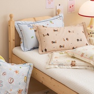Pillow Case Cartoon Cute Design 100% Cotton Pillow Cover  Breathable Baby Student Cushion Covers  Ae