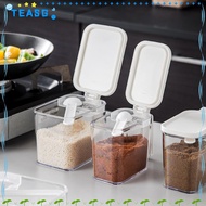 TEASG Seasoning Jars Household Dustproof Condiment Can BBQ Cooking Herbs Organizer Spice Shaker Stor