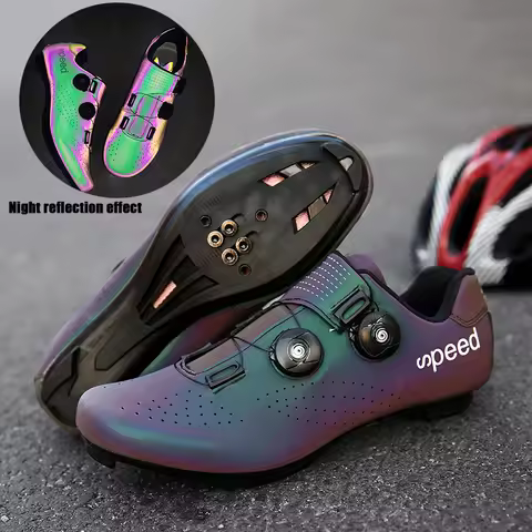 New cycling shoes men's road cycling competition shoes self-locking SPD cycling sports shoes