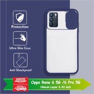 Casing Oppo Reno 6 Pro 5G CANDY Slide Case Camera Protection