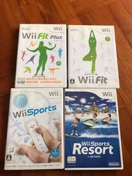 ($298)Wii game - Wii Fit, Wii Fit Plus, Wii Sport, Wii Sport Resort