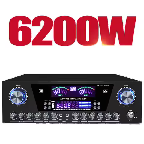 Professional KTV Conference Card Package Power Amplifier High Power Household Karaoke Bluetooth Powe
