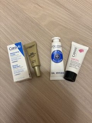 CeraVe 保濕霜 + L'Oreal 眼霜 + L'Occitane 護手霜 + Canvas 潔面慕斯