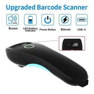 Wireless 2D Mini Barcode Scanner 3-In-1 USB Wired 2.4G Cordless Bluetooth Bar Code Scanner Portable